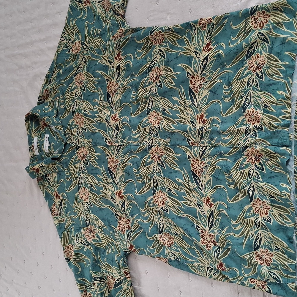 Pierre Cardin Vintage Floral Men's Shirt Sz L - Picture 4 of 10